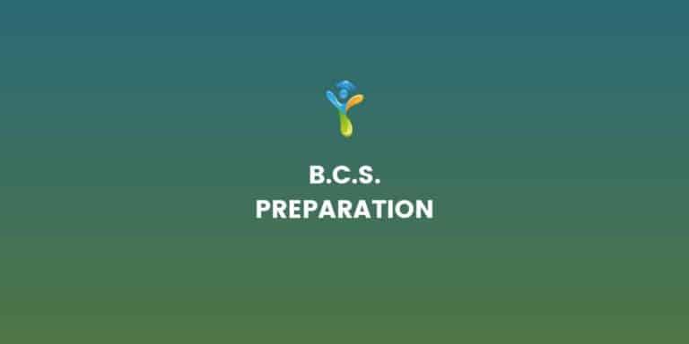 BCS Preparation